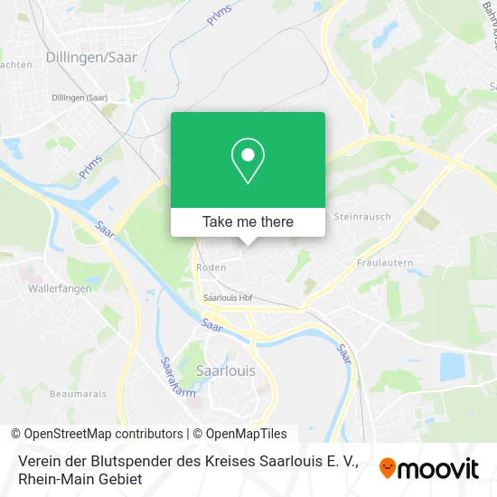 Карта Verein der Blutspender des Kreises Saarlouis E. V.