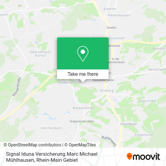 Карта Signal Iduna Versicherung Marc Michael Mühlhausen