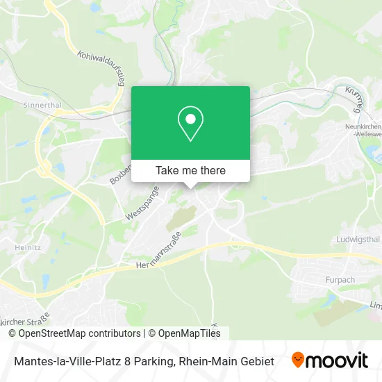 Карта Mantes-la-Ville-Platz 8 Parking