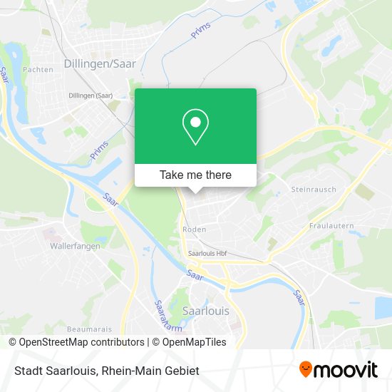 Карта Stadt Saarlouis