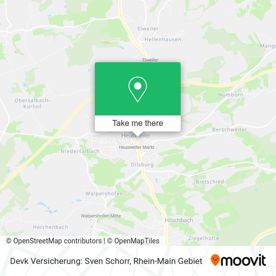 Карта Devk Versicherung: Sven Schorr