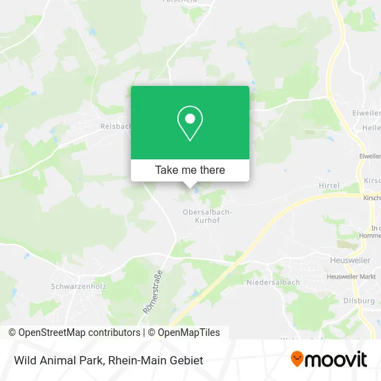 Карта Wild Animal Park