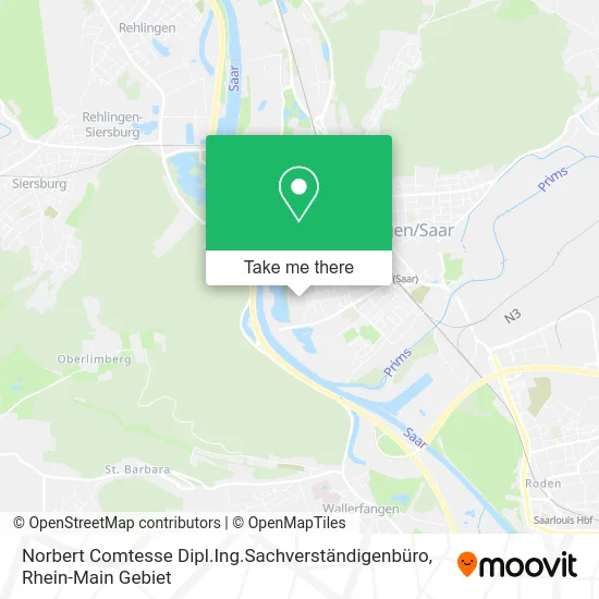 Карта Norbert Comtesse Dipl.Ing.Sachverständigenbüro