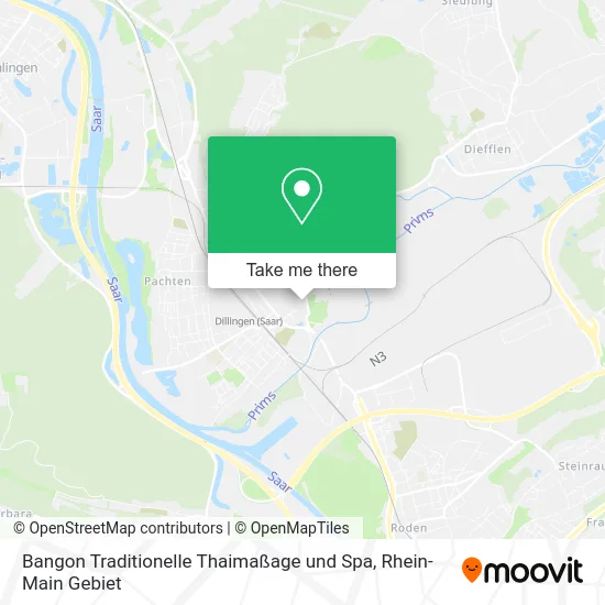 Карта Bangon Traditionelle Thaimaßage und Spa