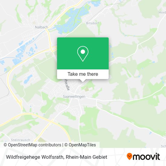 Карта Wildfreigehege Wolfsrath