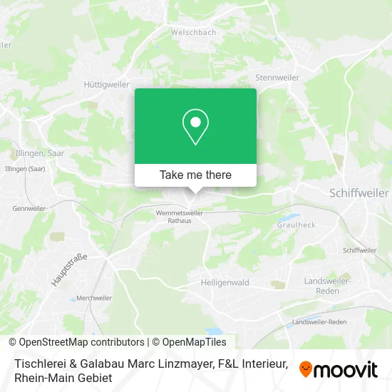 Карта Tischlerei & Galabau Marc Linzmayer, F&L Interieur