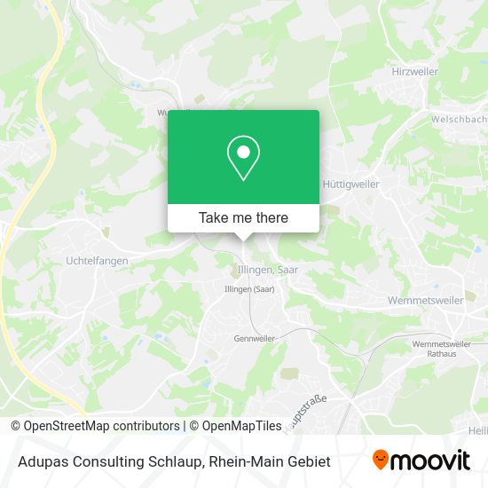 Карта Adupas Consulting Schlaup