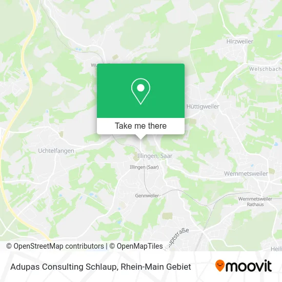 Карта Adupas Consulting Schlaup