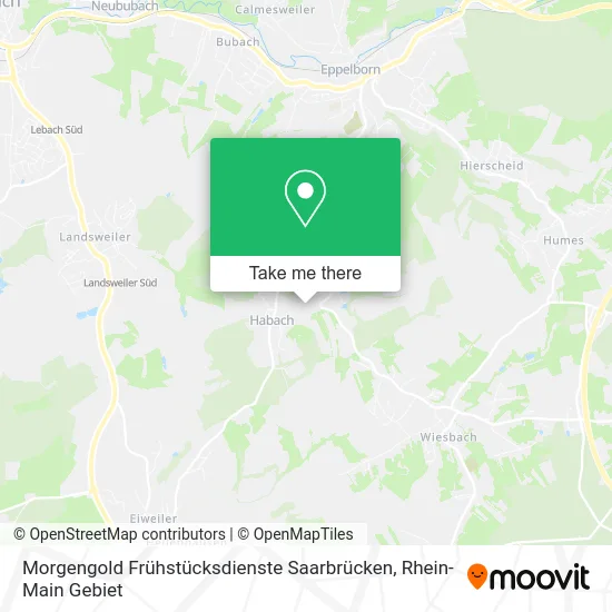 Карта Morgengold Frühstücksdienste Saarbrücken