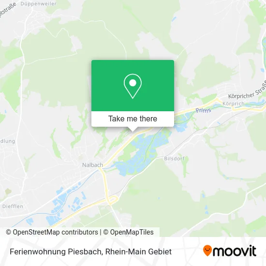 Карта Ferienwohnung Piesbach