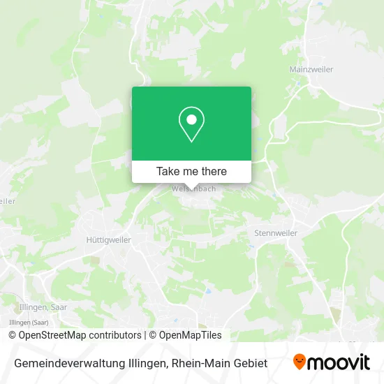 Карта Gemeindeverwaltung Illingen