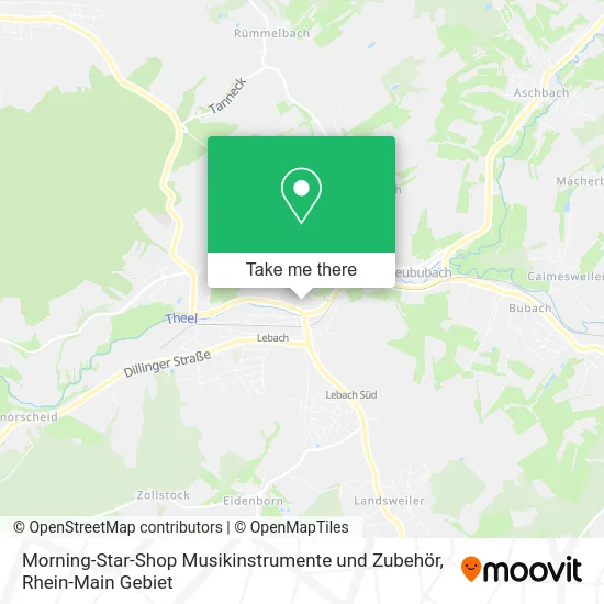 Карта Morning-Star-Shop Musikinstrumente und Zubehör