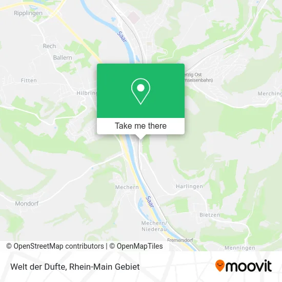 Карта Welt der Dufte