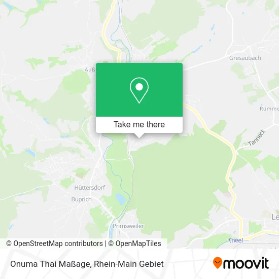 Карта Onuma Thai Maßage
