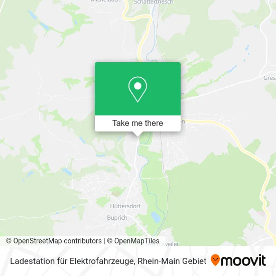 Карта Ladestation für Elektrofahrzeuge