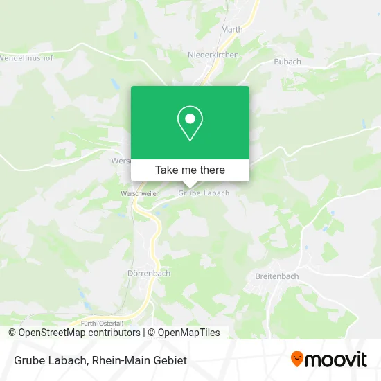 Grube Labach map