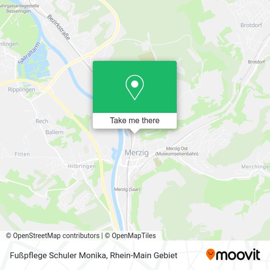 Карта Fußpflege Schuler Monika