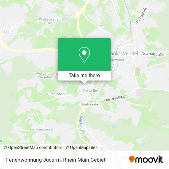 Карта Ferienwohnung Jucarm