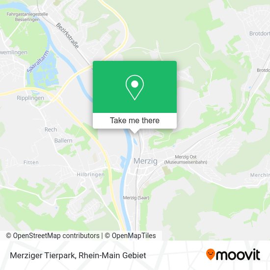 Карта Merziger Tierpark
