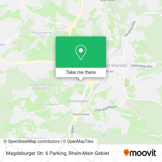 Карта Magdeburger Str. 6 Parking
