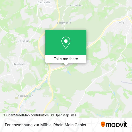 Карта Ferienwohnung zur Mühle