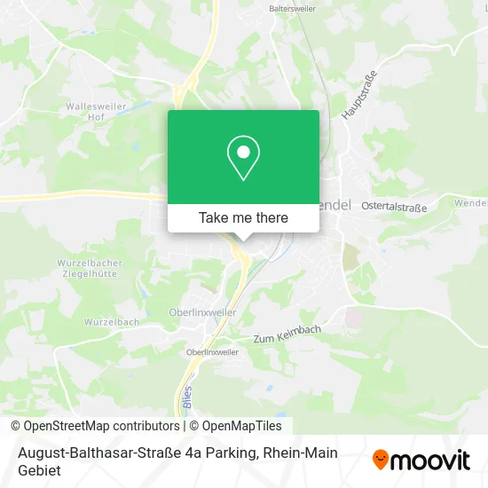 Карта August-Balthasar-Straße 4a Parking