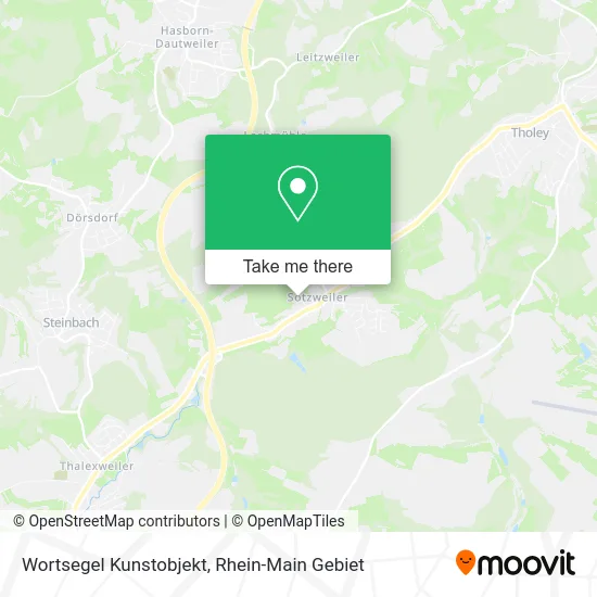 Карта Wortsegel Kunstobjekt