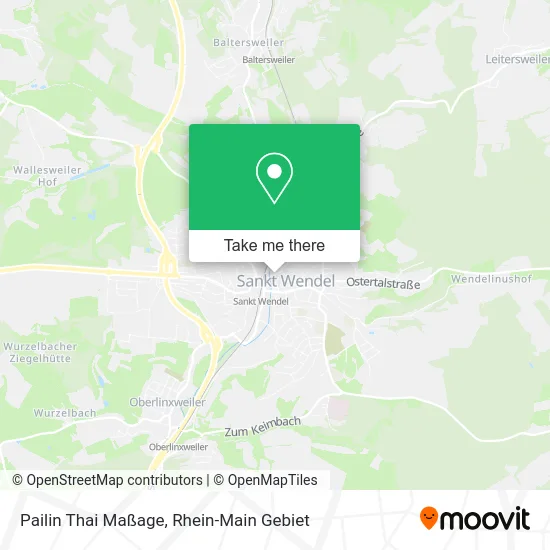 Карта Pailin Thai Maßage