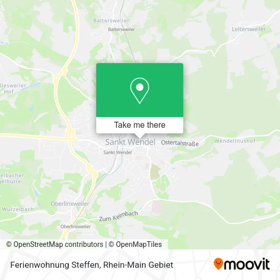 Карта Ferienwohnung Steffen