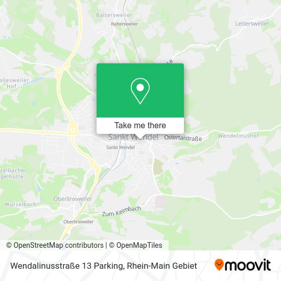 Карта Wendalinusstraße 13 Parking