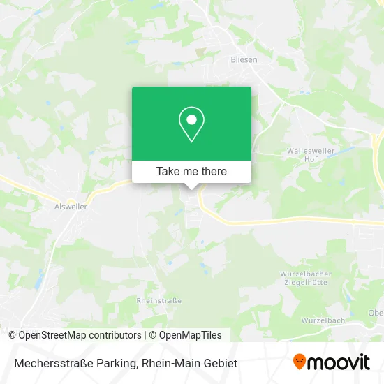 Карта Mechersstraße Parking