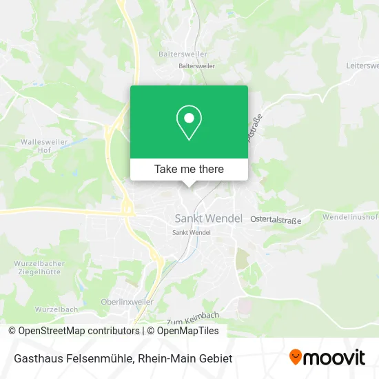 Карта Gasthaus Felsenmühle