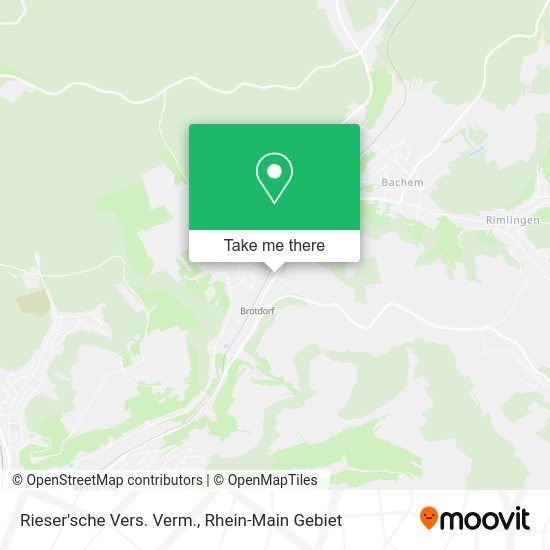 Карта Rieser'sche Vers. Verm.