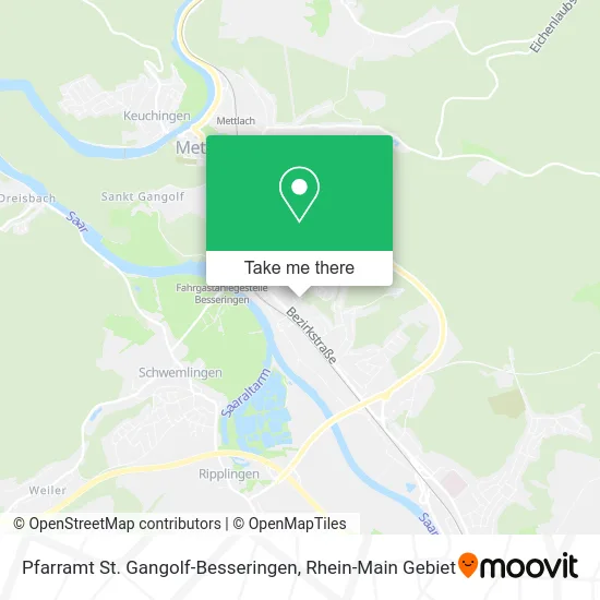 Карта Pfarramt St. Gangolf-Besseringen