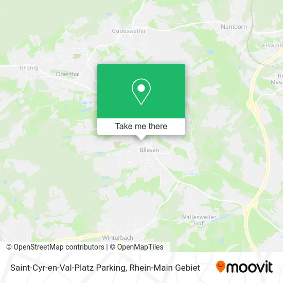 Карта Saint-Cyr-en-Val-Platz Parking