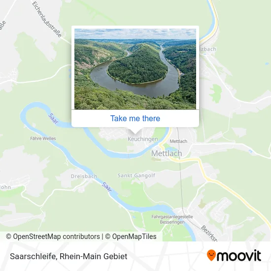 Карта Saarschleife