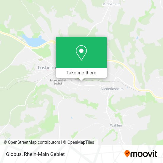Карта Globus