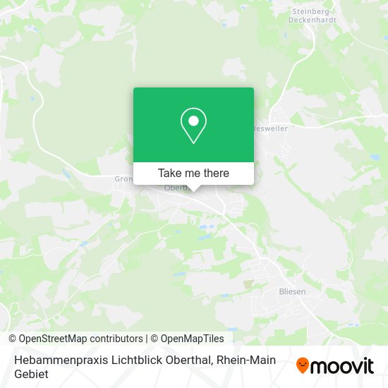 Карта Hebammenpraxis Lichtblick Oberthal