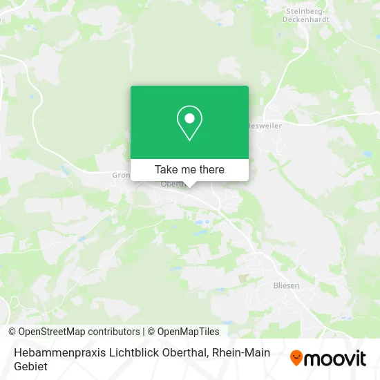 Карта Hebammenpraxis Lichtblick Oberthal