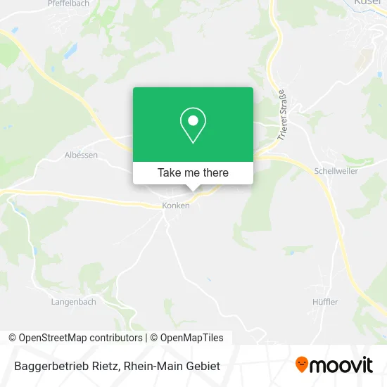 Карта Baggerbetrieb Rietz