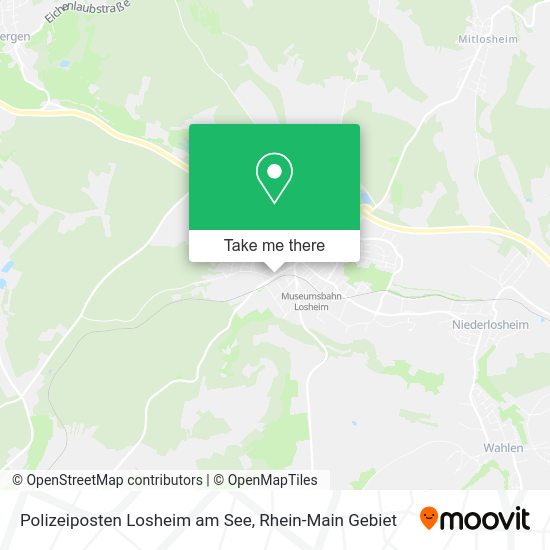 Карта Polizeiposten Losheim am See