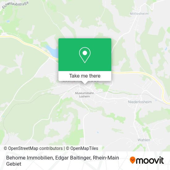 Карта Behome Immobilien, Edgar Baitinger