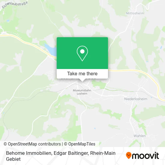 Карта Behome Immobilien, Edgar Baitinger