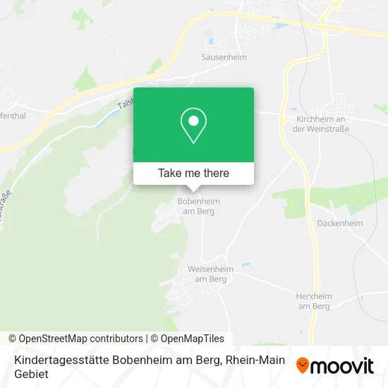 Карта Kindertagesstätte Bobenheim am Berg