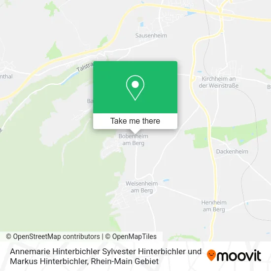 Карта Annemarie Hinterbichler Sylvester Hinterbichler und Markus Hinterbichler