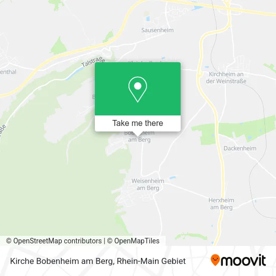 Карта Kirche Bobenheim am Berg