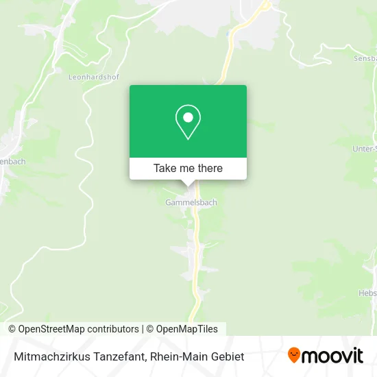 Mitmachzirkus Tanzefant map