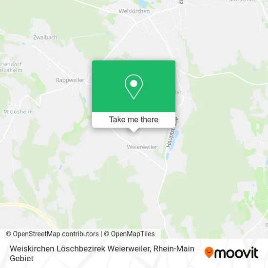 Карта Weiskirchen Löschbezirek Weierweiler