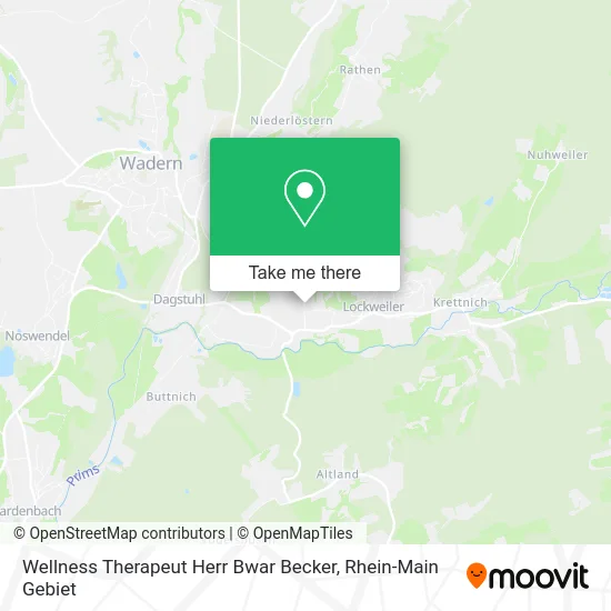 Карта Wellness Therapeut Herr Bwar Becker