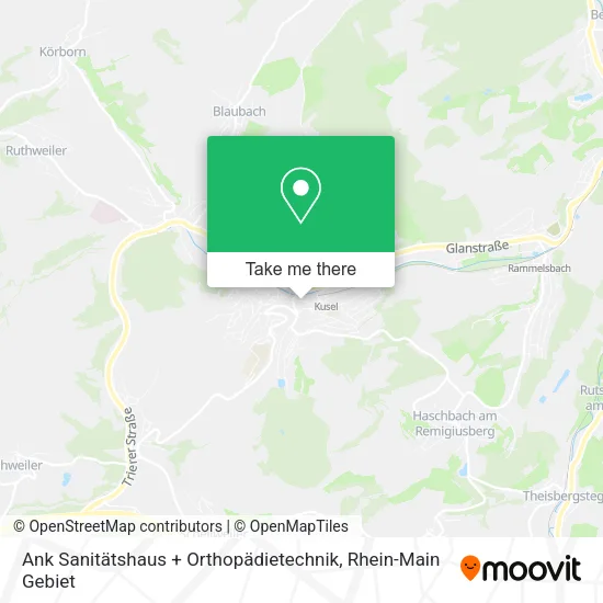 Карта Ank Sanitätshaus + Orthopädietechnik